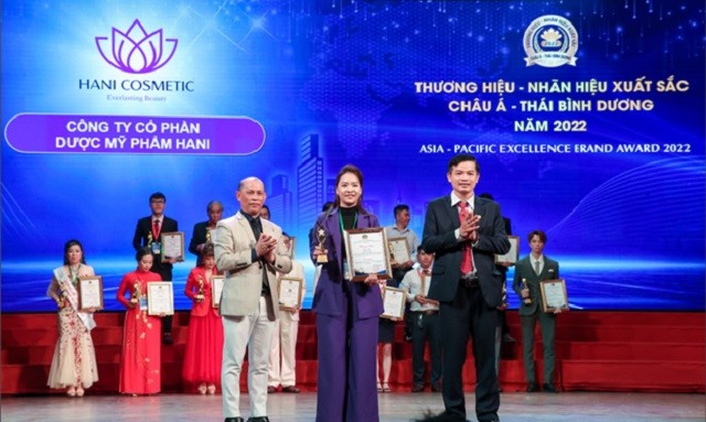 Hani Cosmetic vinh dự nhận giải thưởng “Sản Phẩm Dịch Vụ Xuất Sắc Châu Á Thái Bình Dương 2022”