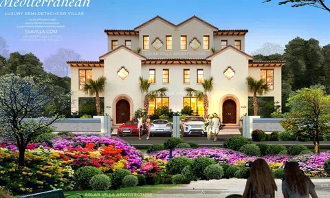 Phong cách kiến trúc Địa Trung Hải trong BST "999 Luxury Villa Styles"của công ty SVA