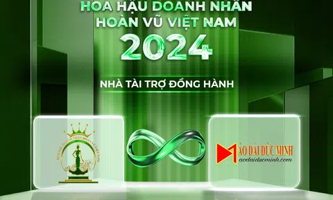 Thương hiệu Áo dài Đức Minh - Đồng tài trợ cuộc thi Hoa hậu Doanh nhân Hoàn vũ Việt Nam 2024